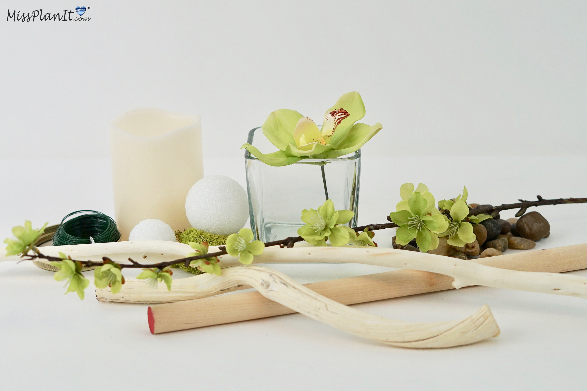 Tall Driftwood Rustic Wedding Centerpiece