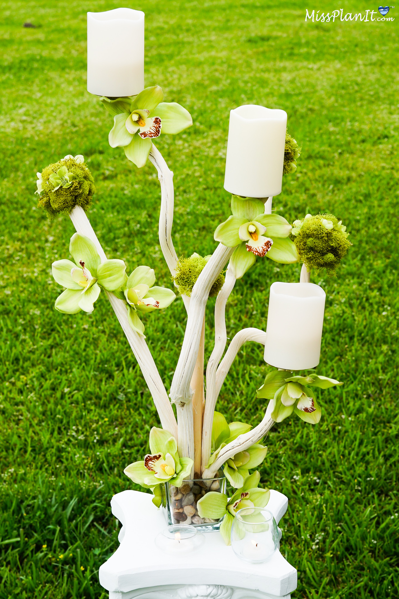 Tall Driftwood Rustic Wedding Centerpiece