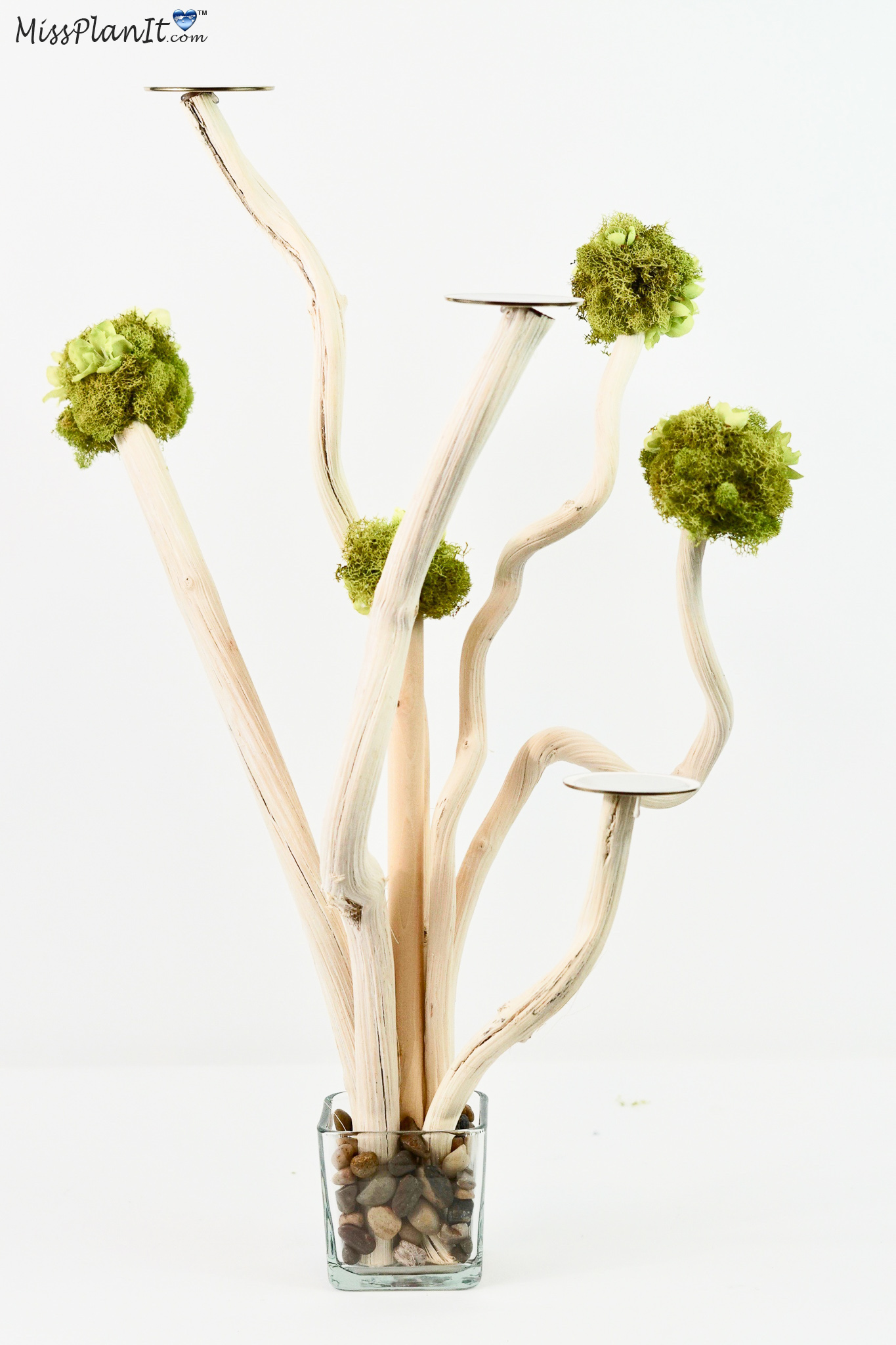 Tall Driftwood Rustic Wedding Centerpiece