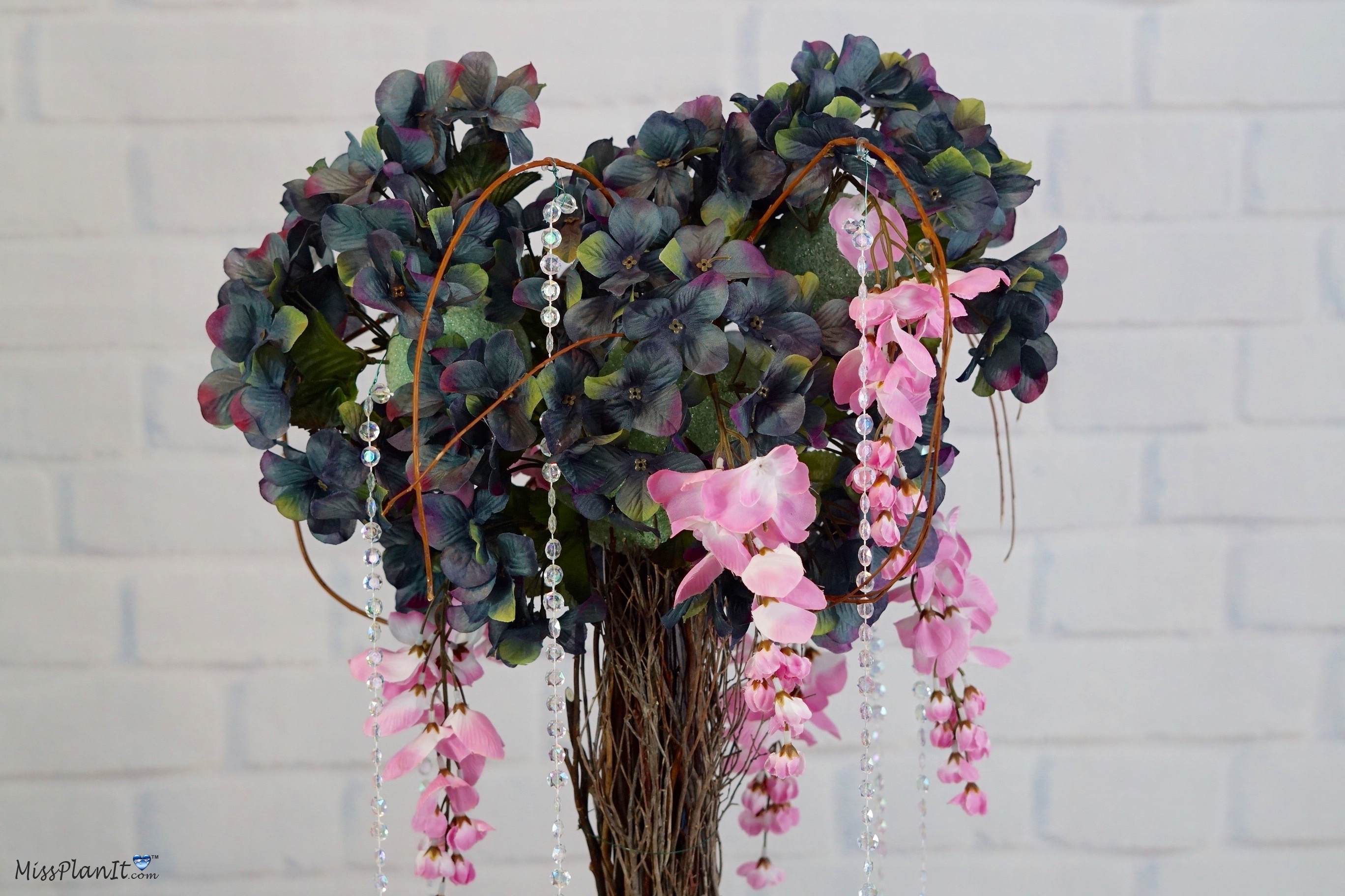 Tall Enchanted Branch Wedding Centerpiece