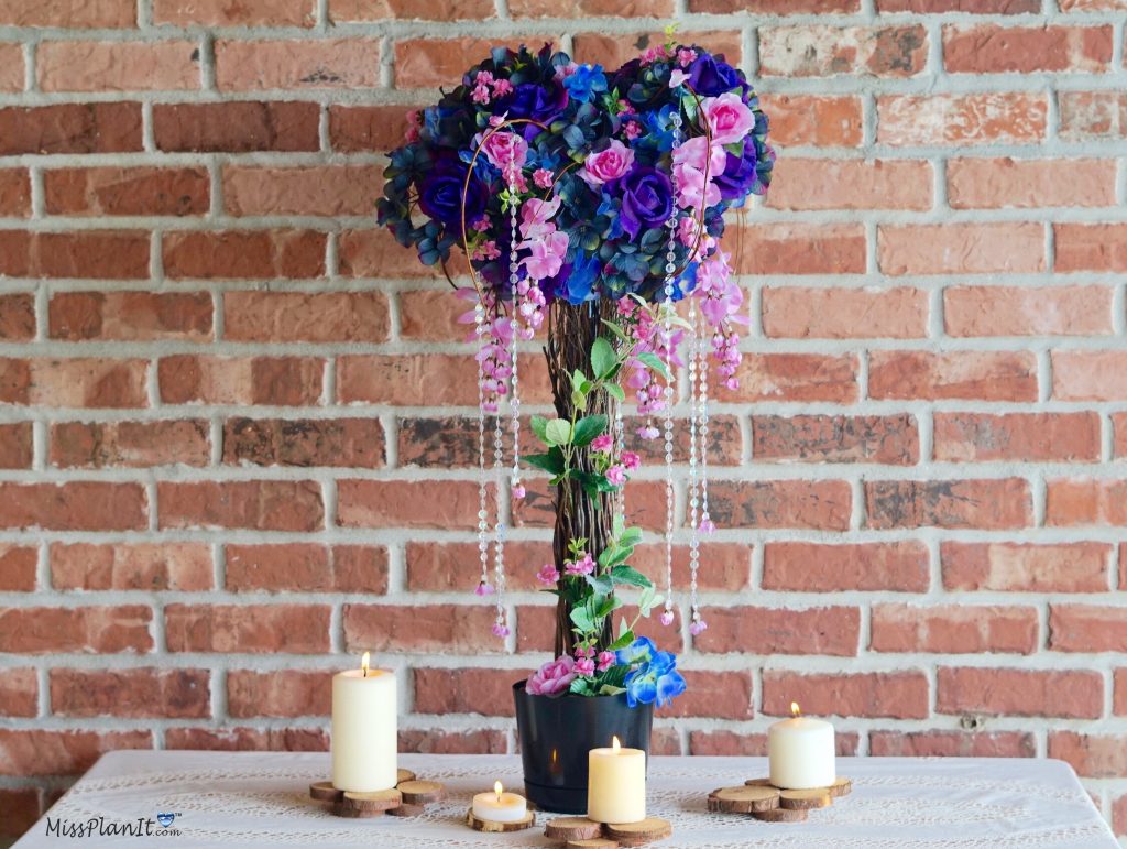 Tall Enchanted Branch Wedding Centerpiece