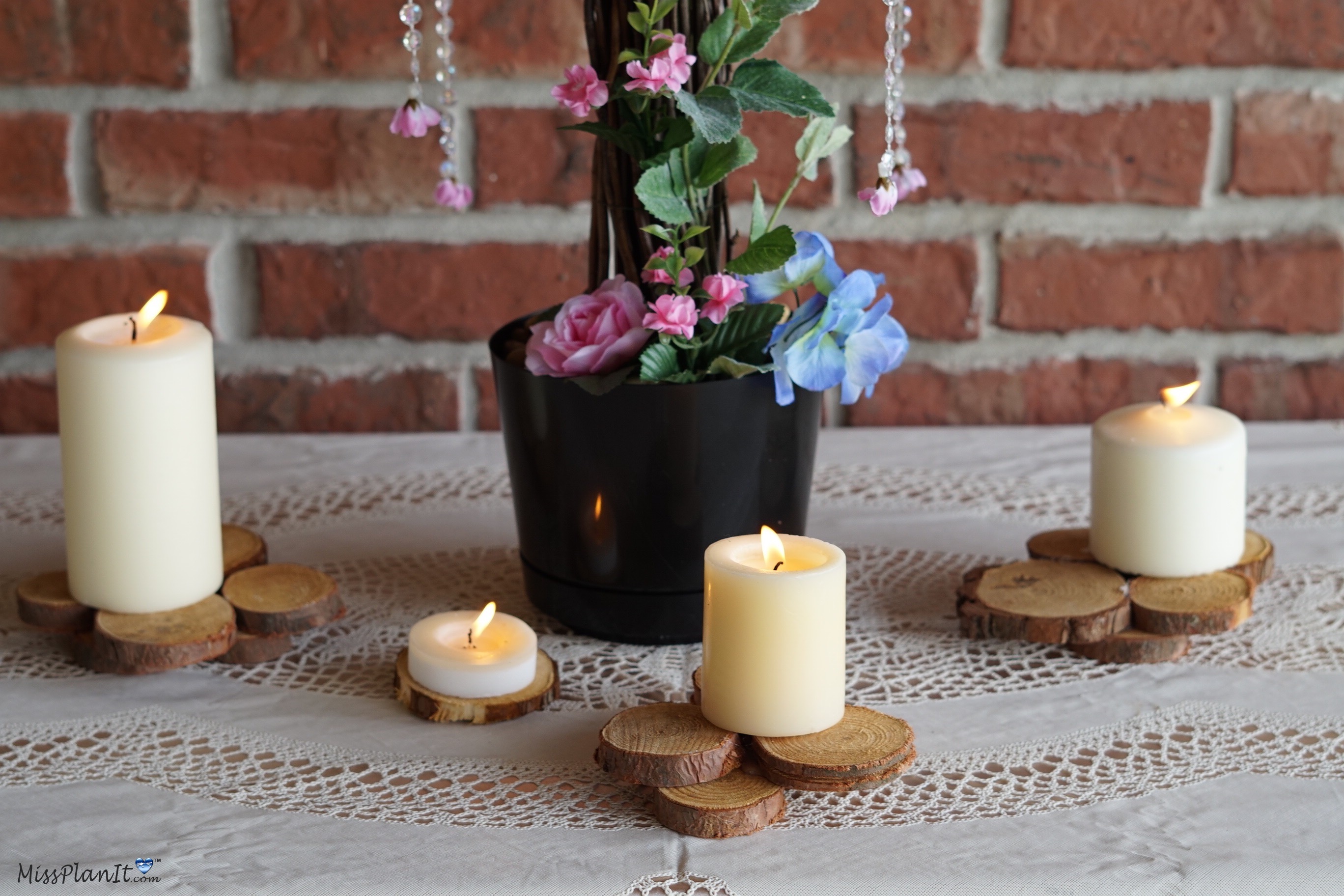 Tall Enchanted Branch Wedding Centerpiece