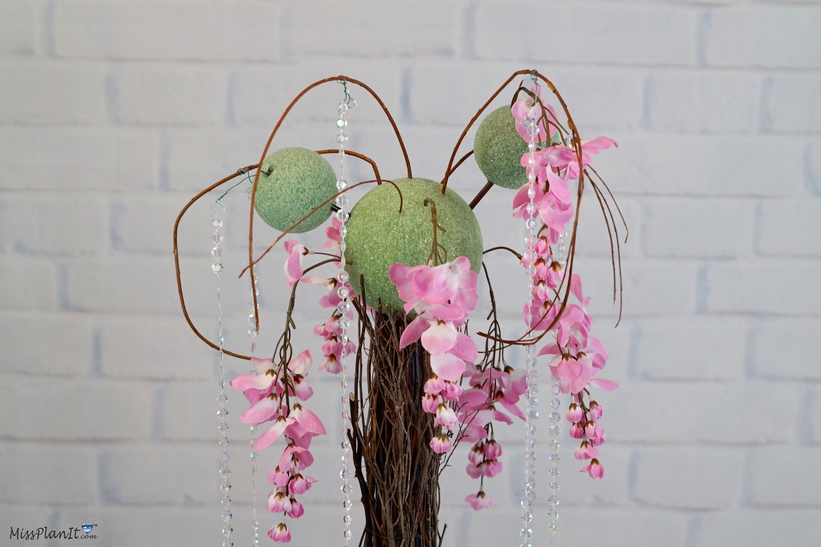 Tall Enchanted Branch Wedding Centerpiece