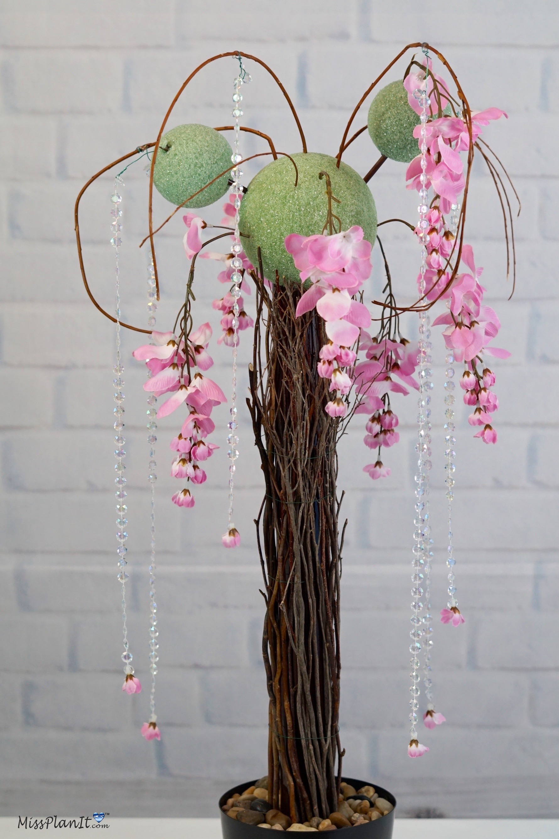 Tall Enchanted Branch Wedding Centerpiece