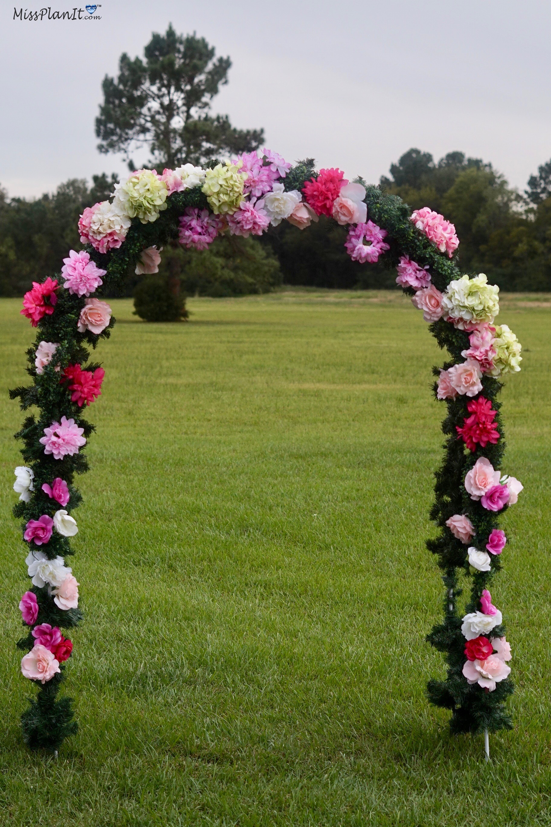 Dollar Tree Inspired 8 Foot Wedding Ceremony Arch On A Budget